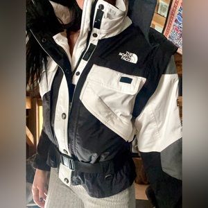 North Face Extreme Gear Retro Ski Jacket - Black/White - Good condition!